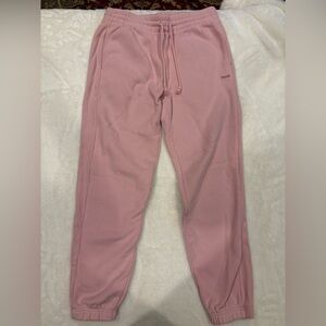 Tna Cozy Fleece Pink Sweatpants